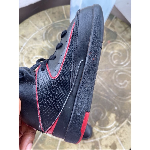 Nike Air Jordan’s Black Red Children’s Size 8C - Picture 7 of 7